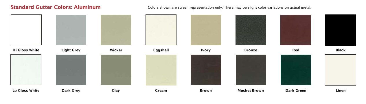 Englert Gutter Colors and Installation in Western MA
