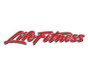 Life Fitness brand logo in red text for commercial gym equipment and fitness solutions
