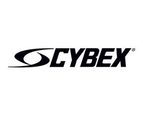 Cybex fitness equipment brand logo in bold black typography.