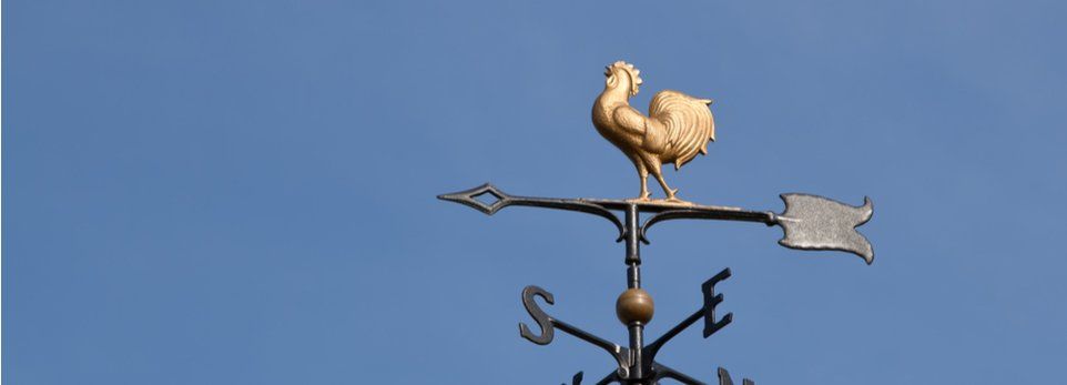 banderuola segnavento a forma di gallo