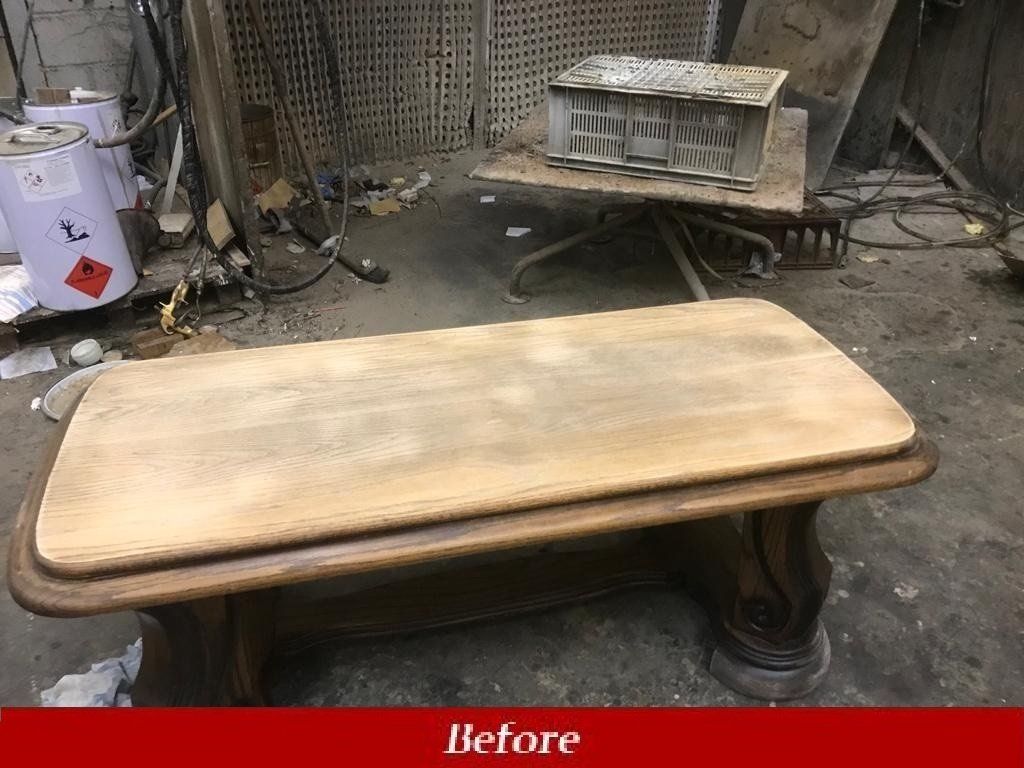 Coffe Table Polish Stripping