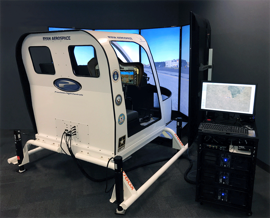 RYAN AEROSPACE Bell 206 / 407. Certified by the FAA as an Advanced Aviation Training Device (AATD simulator)