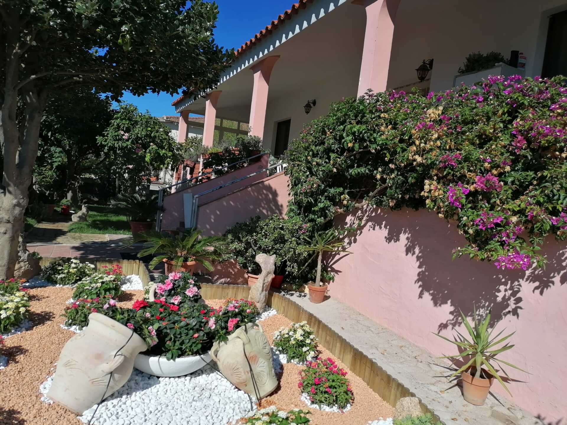 Giardino e casa
