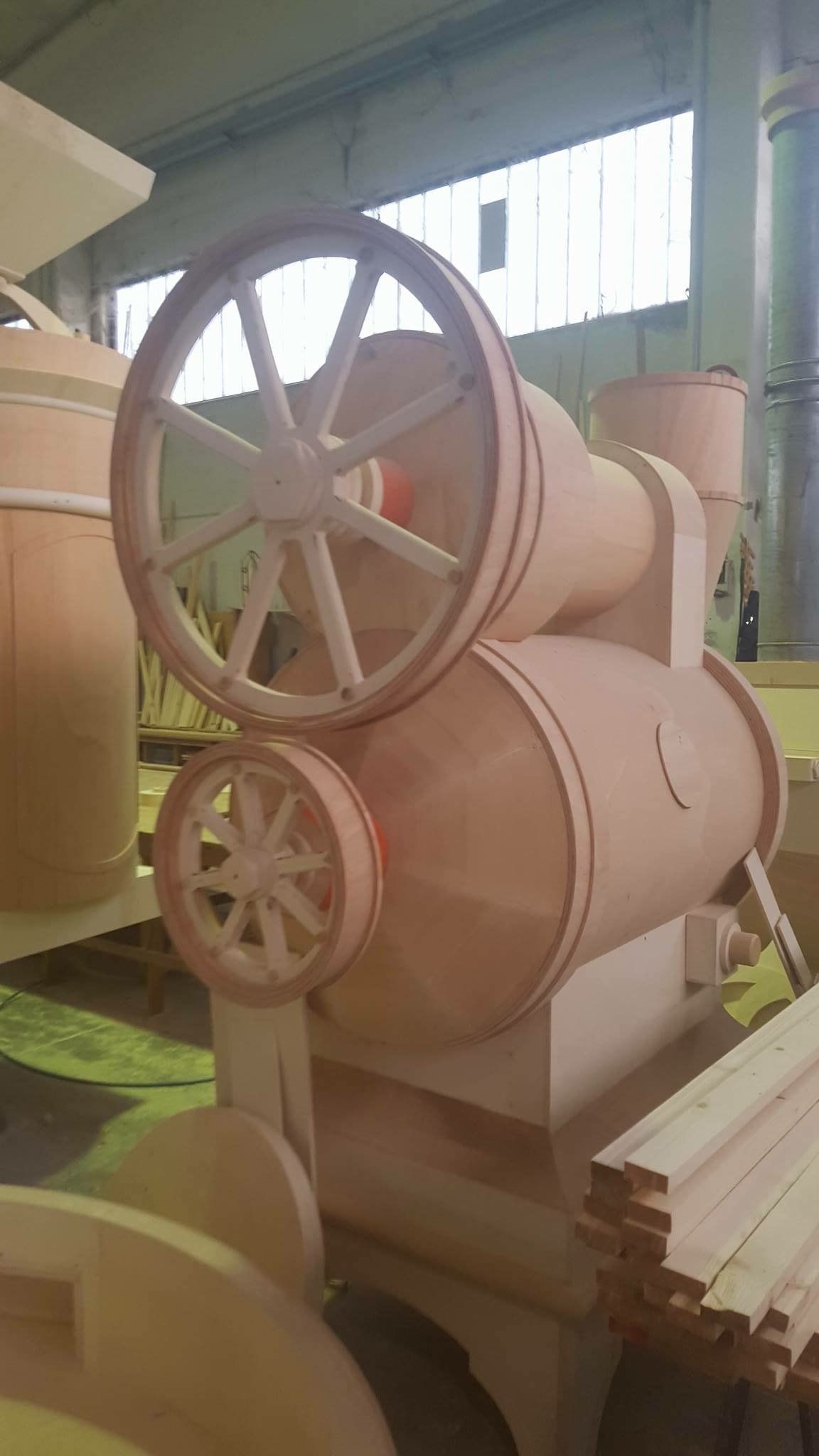 Riproduzione in legno particolari per scenografia per il Cinema
