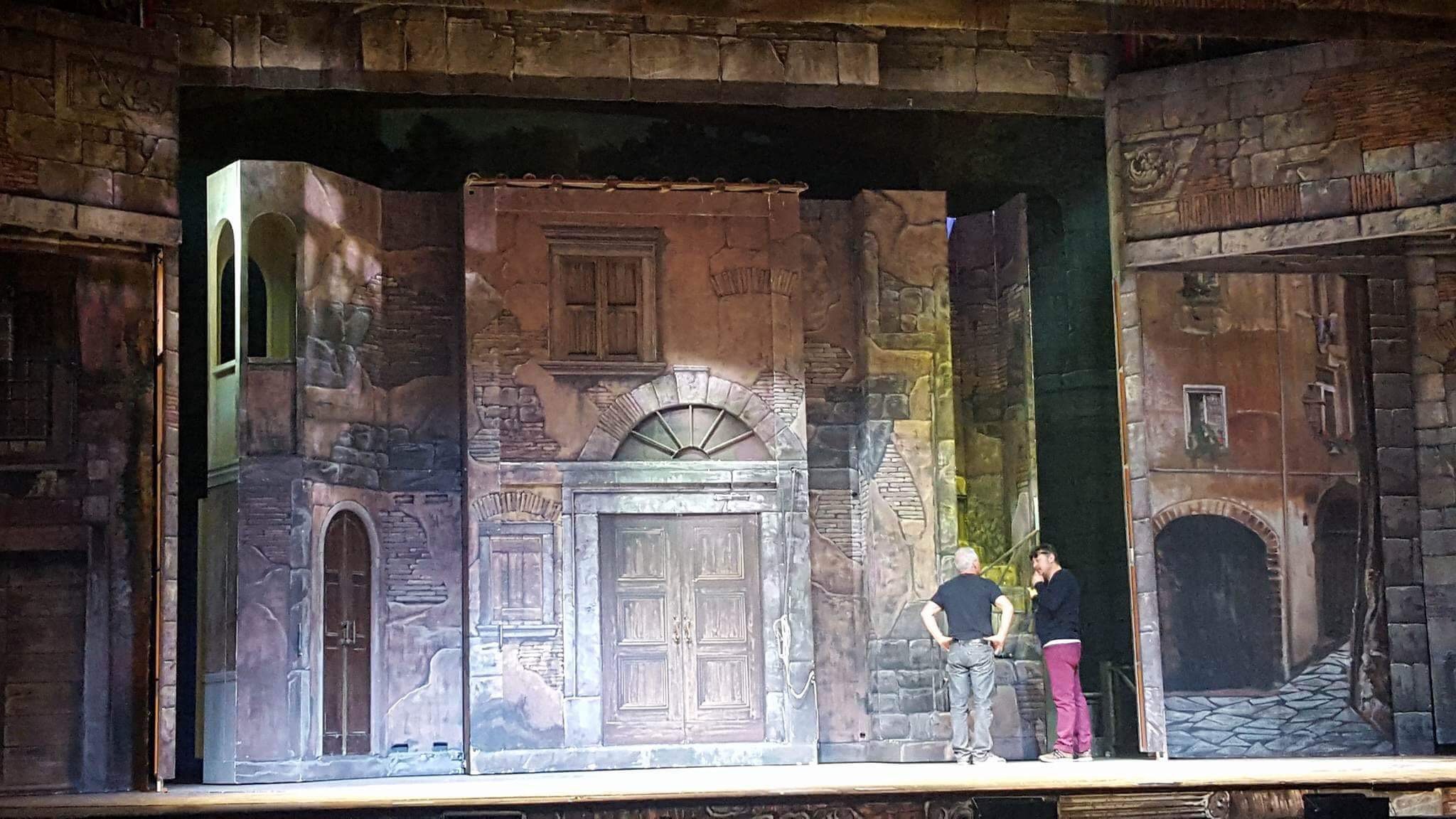 Allestimento scenografico per il teatro
