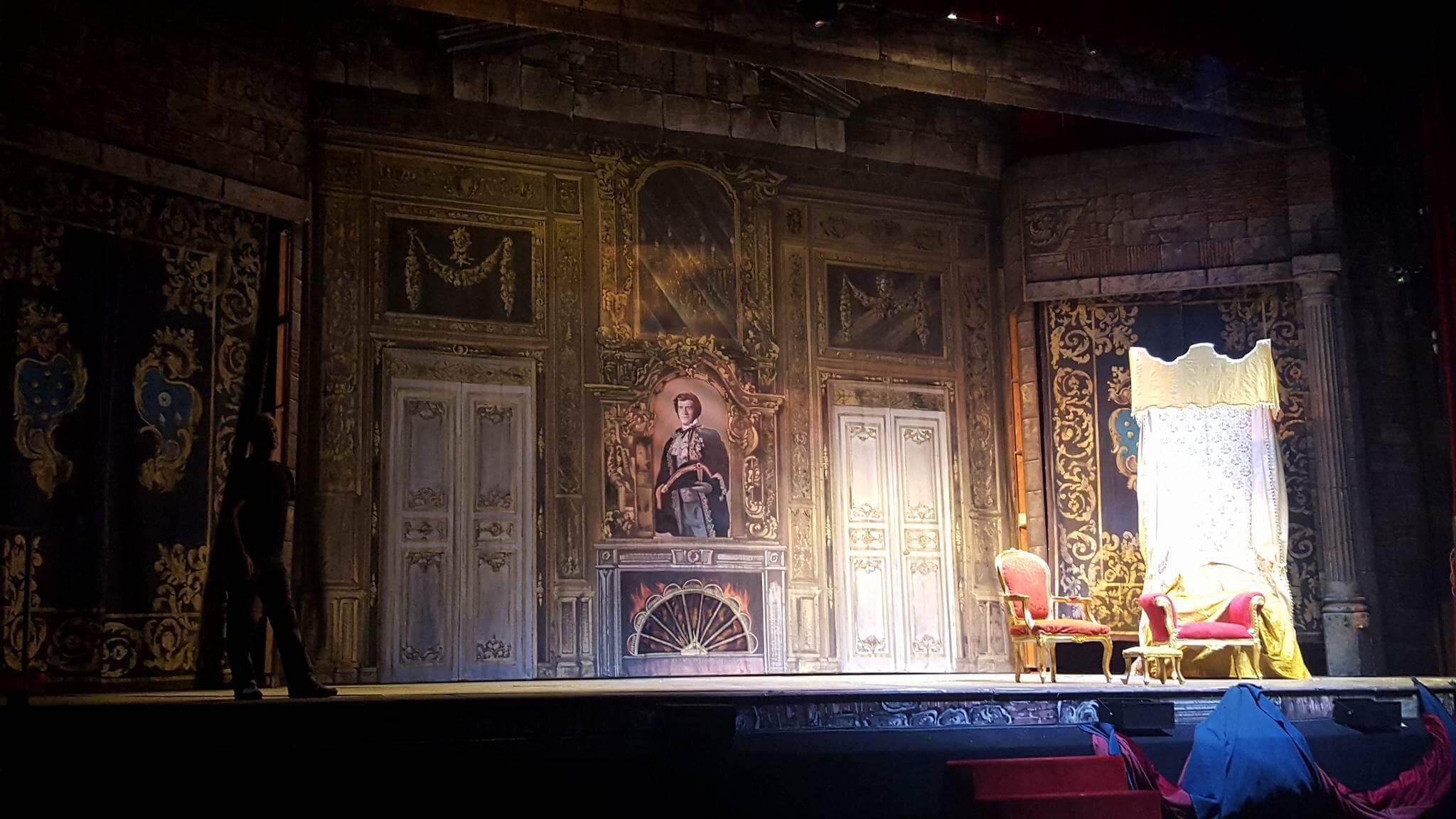 Allestimento scenografico per il teatro