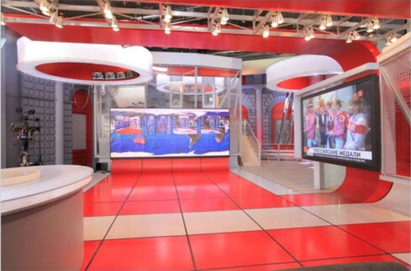 Allestimento Scenografico Studio Televisivo