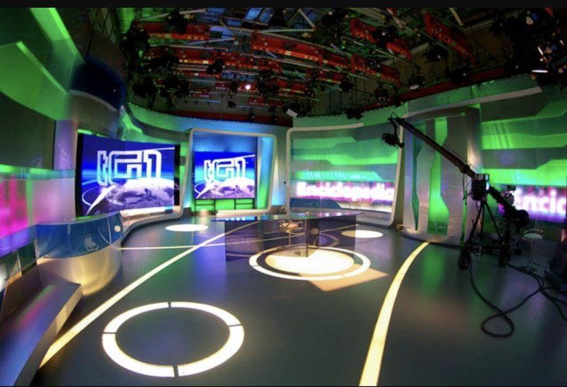 Allestimento Scenografico Studio Televisivo