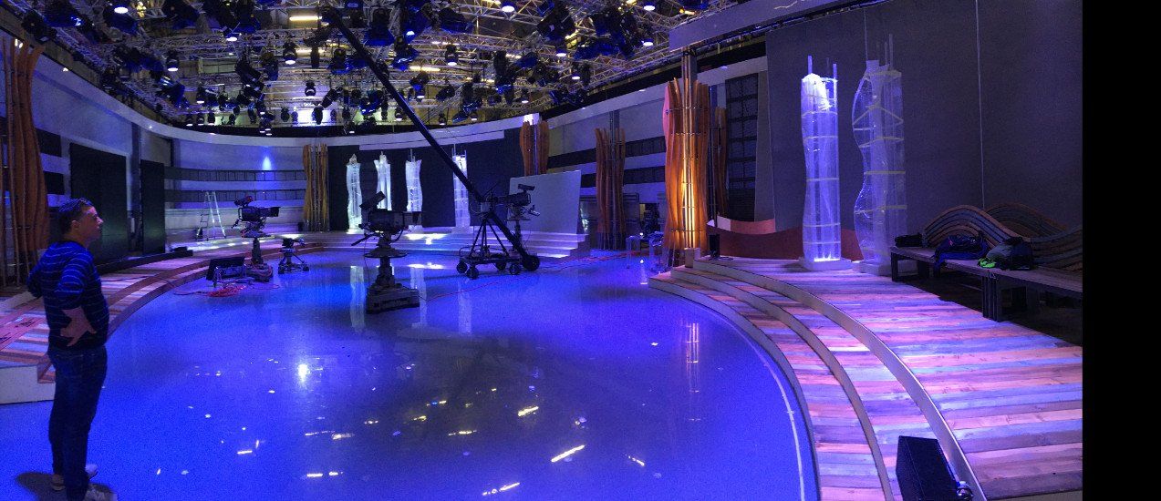 Allestimento Scenografico Studio Televisivo Alle Falde del Kilimangiaro RAI