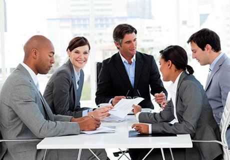People Having a Meeting — Olympia, WA — Bliss & Skeen, CPAs