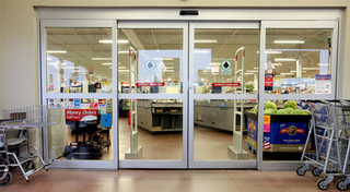 Shop doors and windows