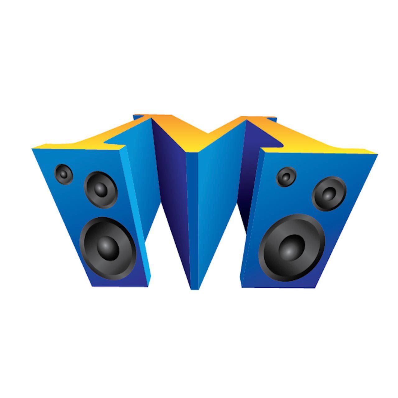 Sound system logo design
