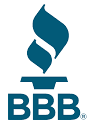 BBB logo with a stylized blue flame.