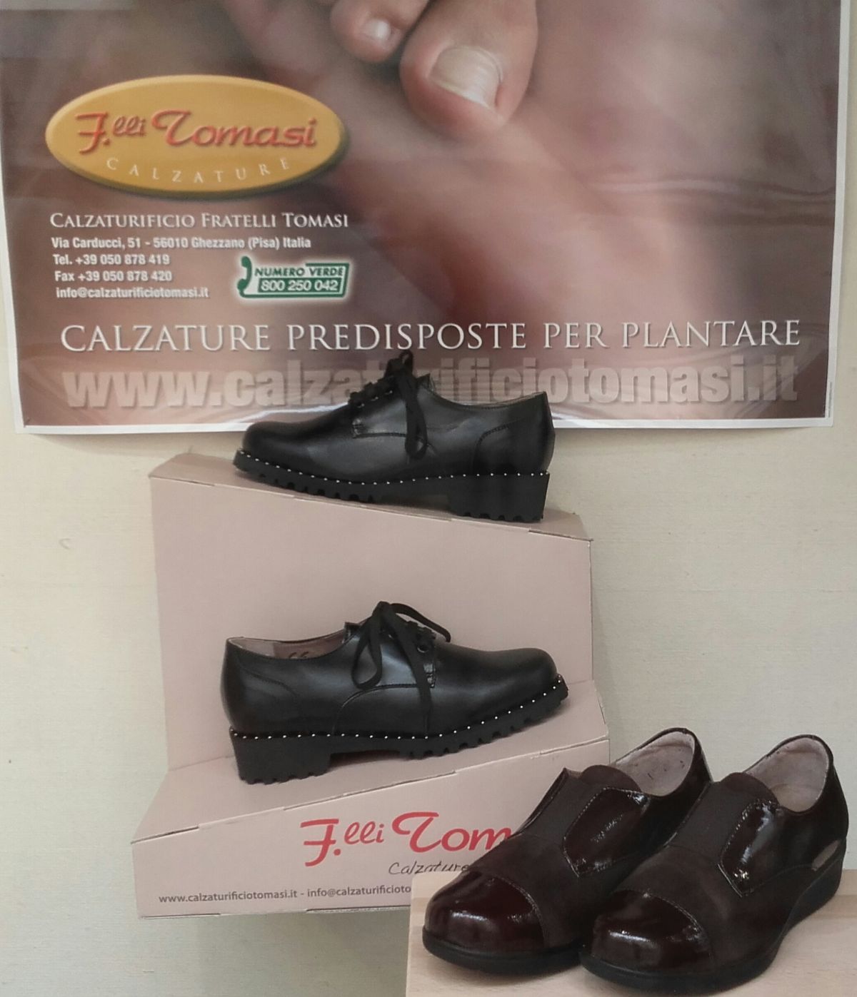 calzature con plantari anatomici
