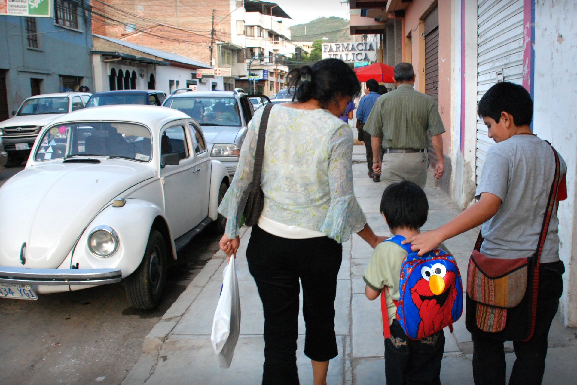 City scene in Cochabamba, Bolivia.