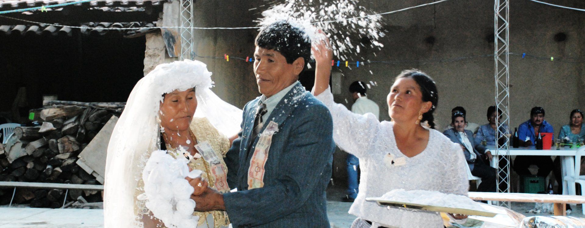 Indigenous Quechua wedding in Cochabamba, Bolivia.