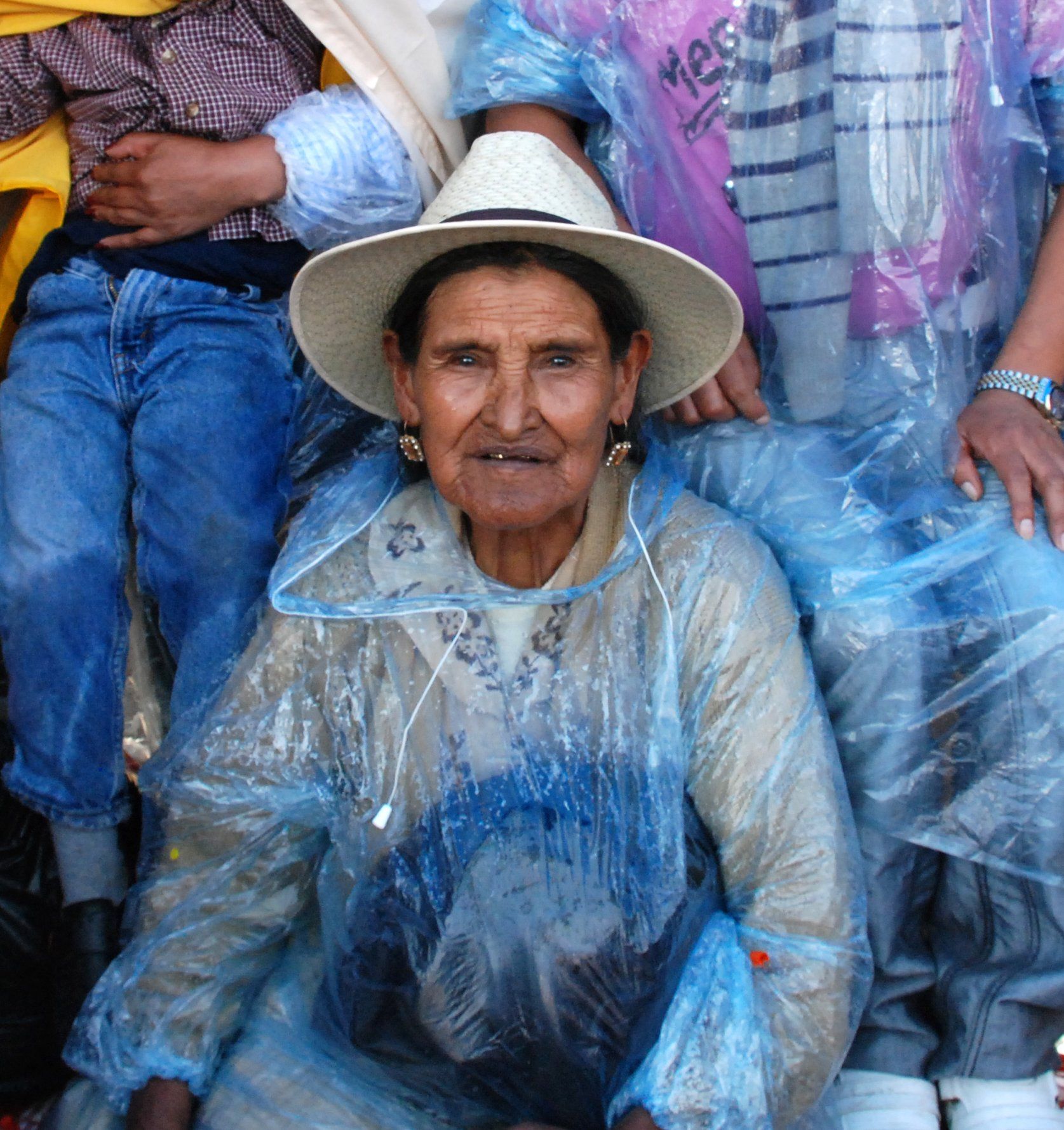 Quechua woman in Oruro, Bolivia, participating in Carnaval.