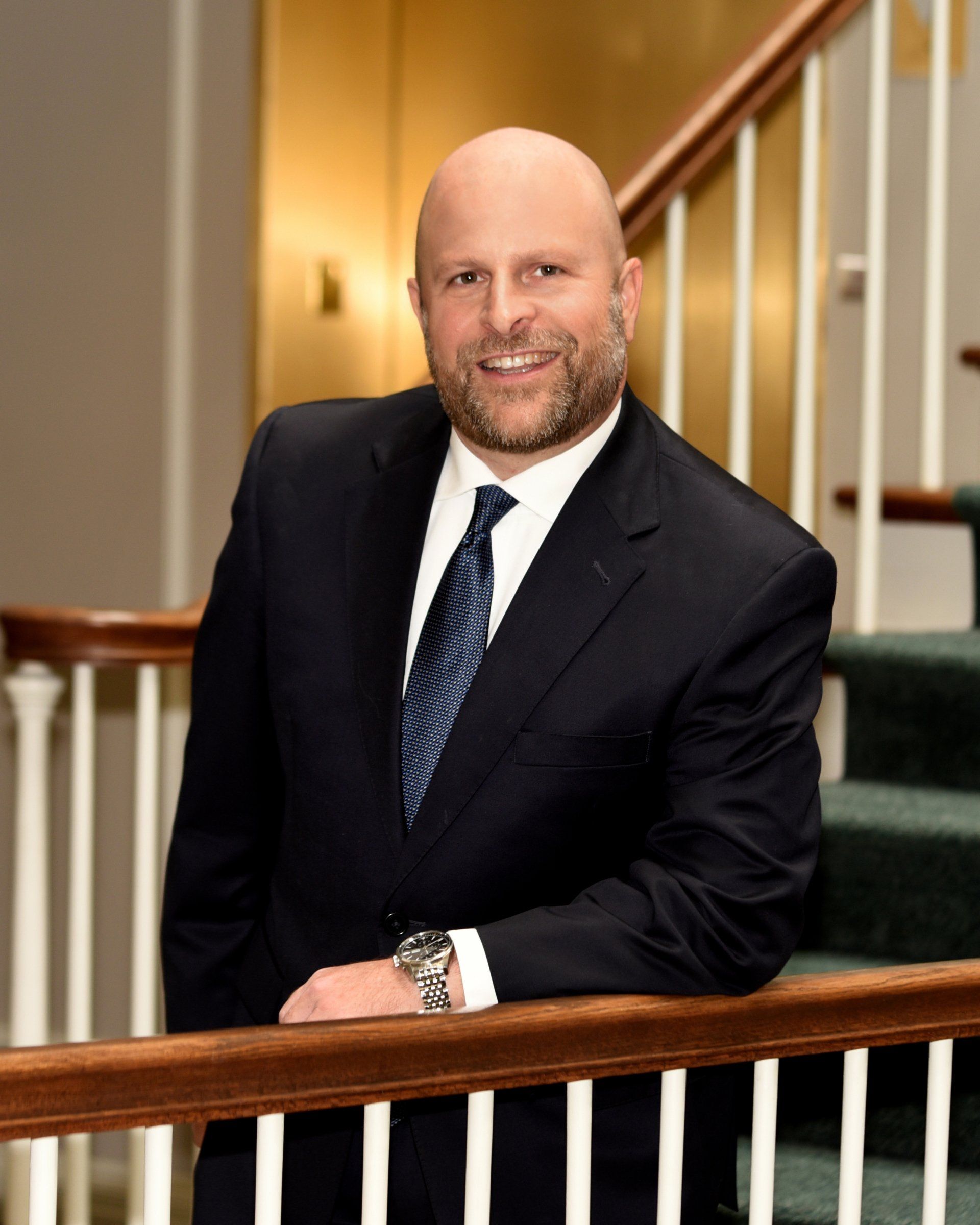 Executive portrait of Brad Leber attorney at Blakey, Yost, Bupp & Rausch LLP.