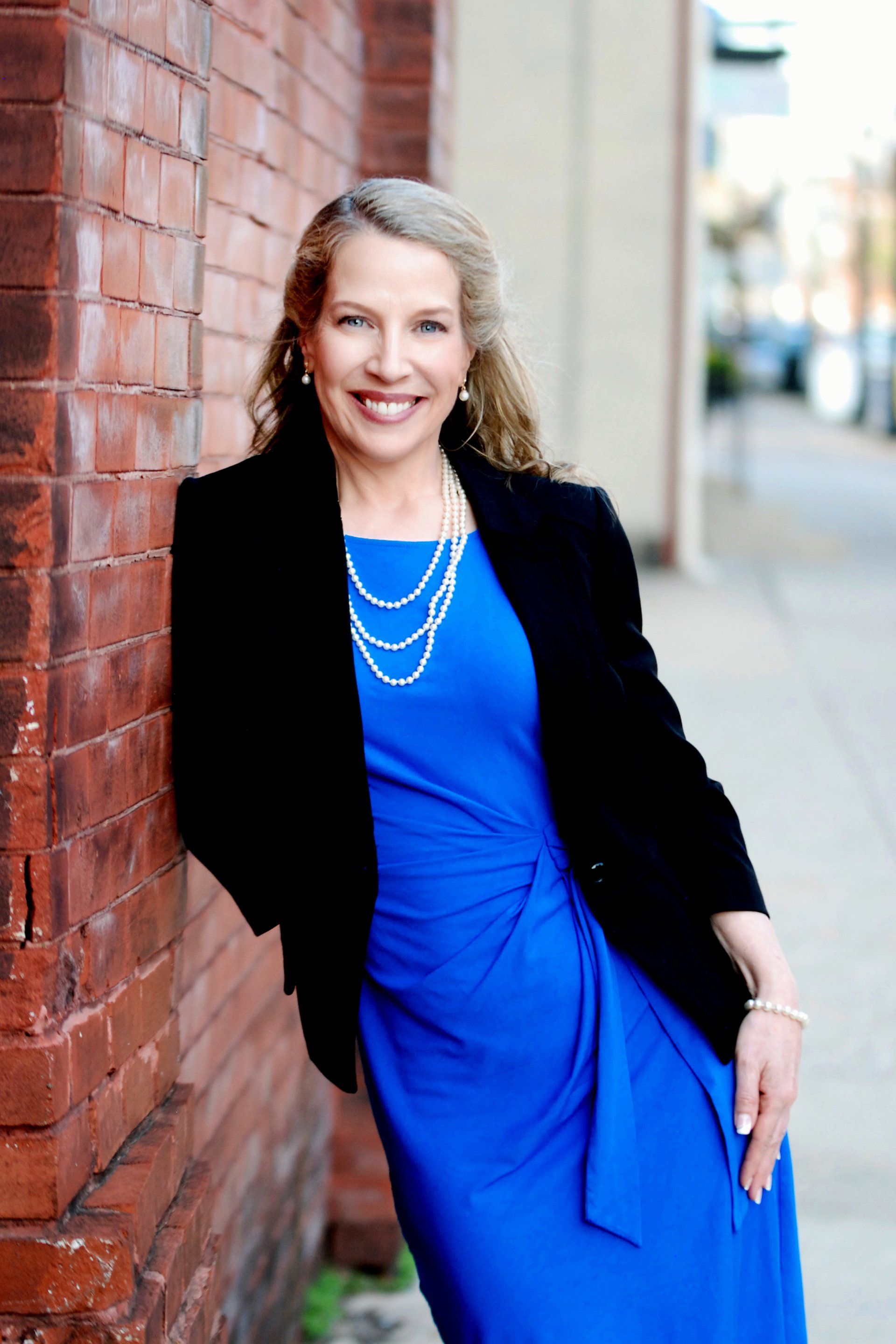 Executive portrait of Christine Eaton, business woman and volunteer with the York Jaycees.