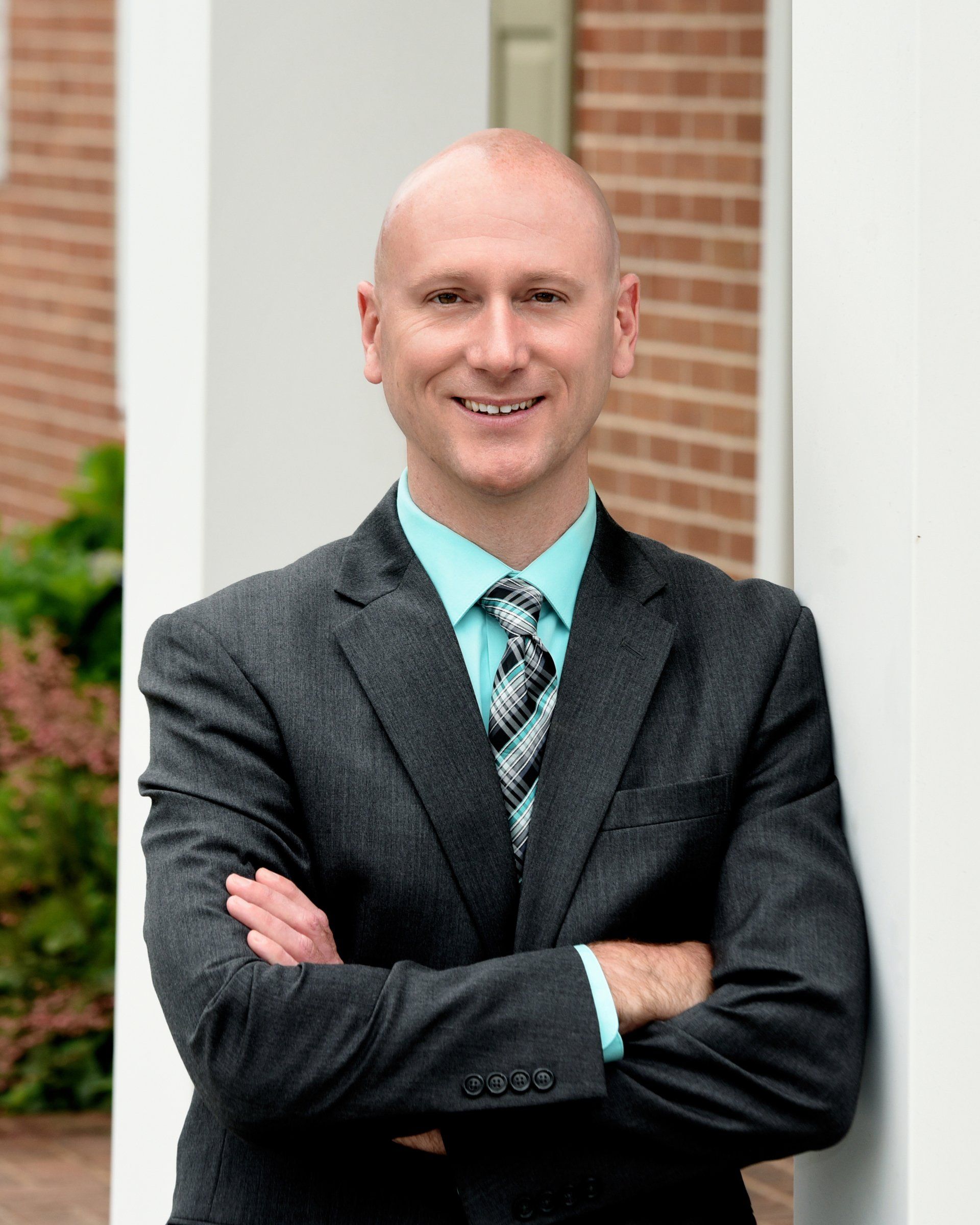 Portrait photography of Lonnie Barkby owner of Paragon Hearing Aid Center in York, PA.