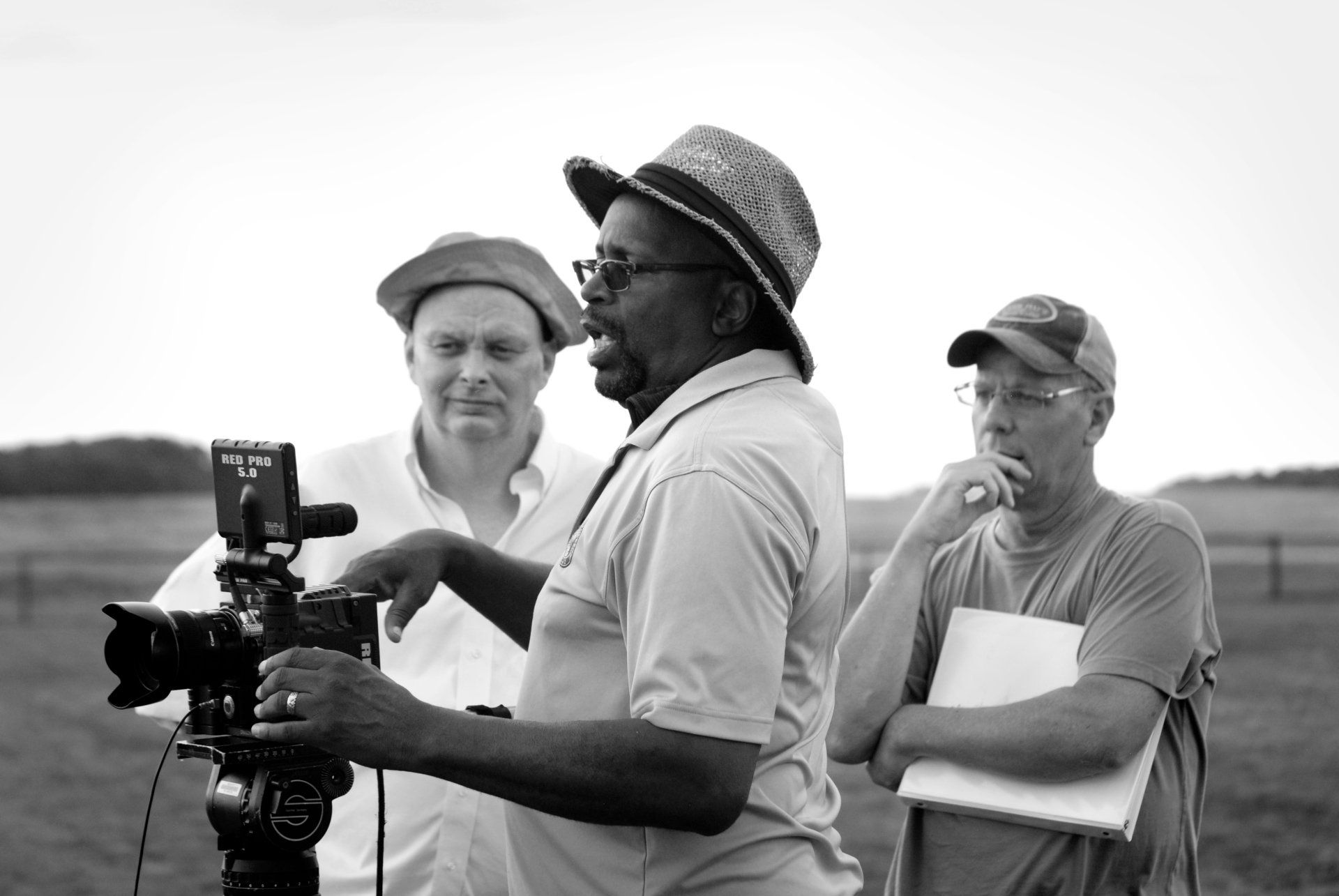 Behind the scenes of film It's Not Permanent.