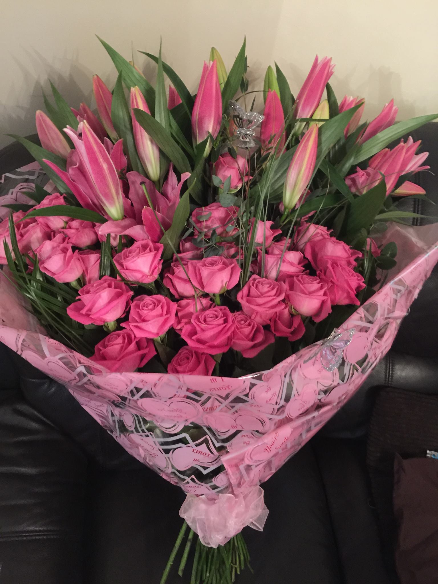 a rose basket