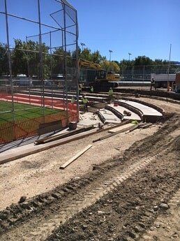 bleacher construction - municipal construction in WY