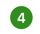 Green circle with the number 4 in white.