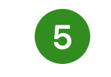 Green circle with white number 5.
