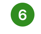 Green circle with white number 6.