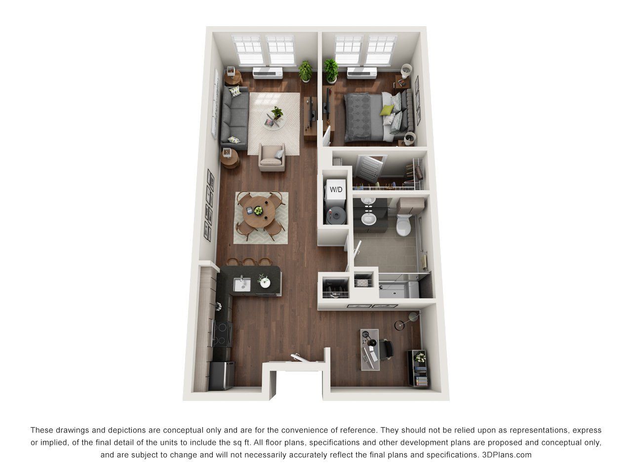 Meridia on Main Floorplan B2