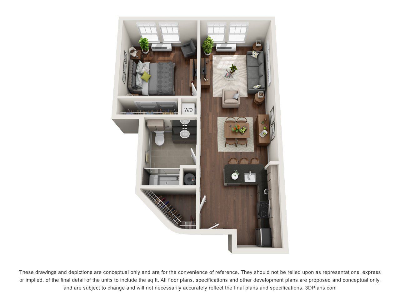 Meridia on Main Floorplan C2