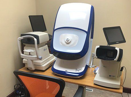 Eye exam equipment — Cape Girardeau, MO — Eye Care For You Eye exam equipment — Cape Girardeau, MO — Eye Care For You