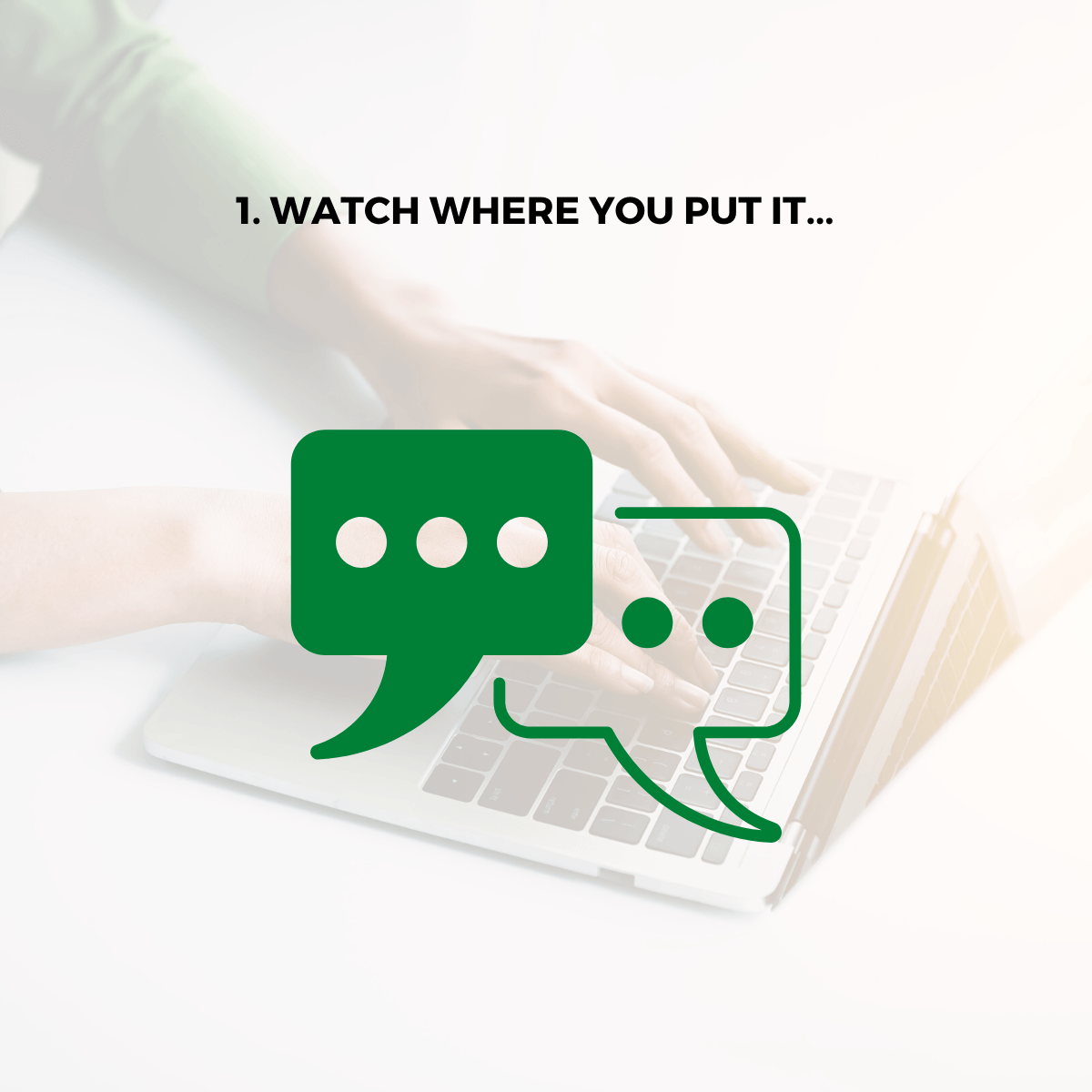 Best page positions for chat