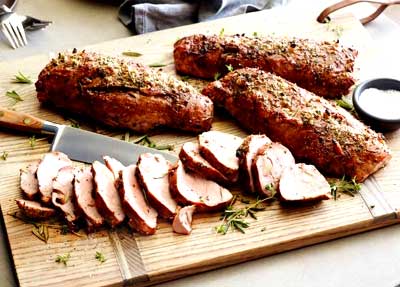 Slow-Roasted Herb-Marinated Pork
