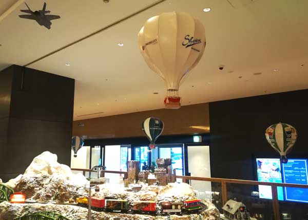 Shooters Balloon at Hilton Christmas Train