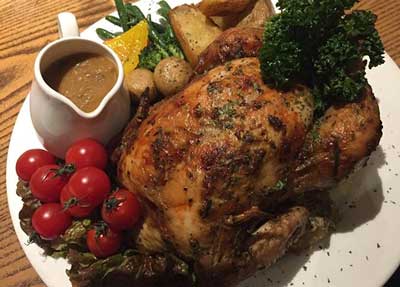 Whole Roast Turkey with Gravy