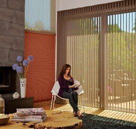 Woman - Motorized Shades at the Shade and Drape Depot in Culver City, CA Woman - Motorized Shades at the Shade and Drape Depot in Culver City, CA