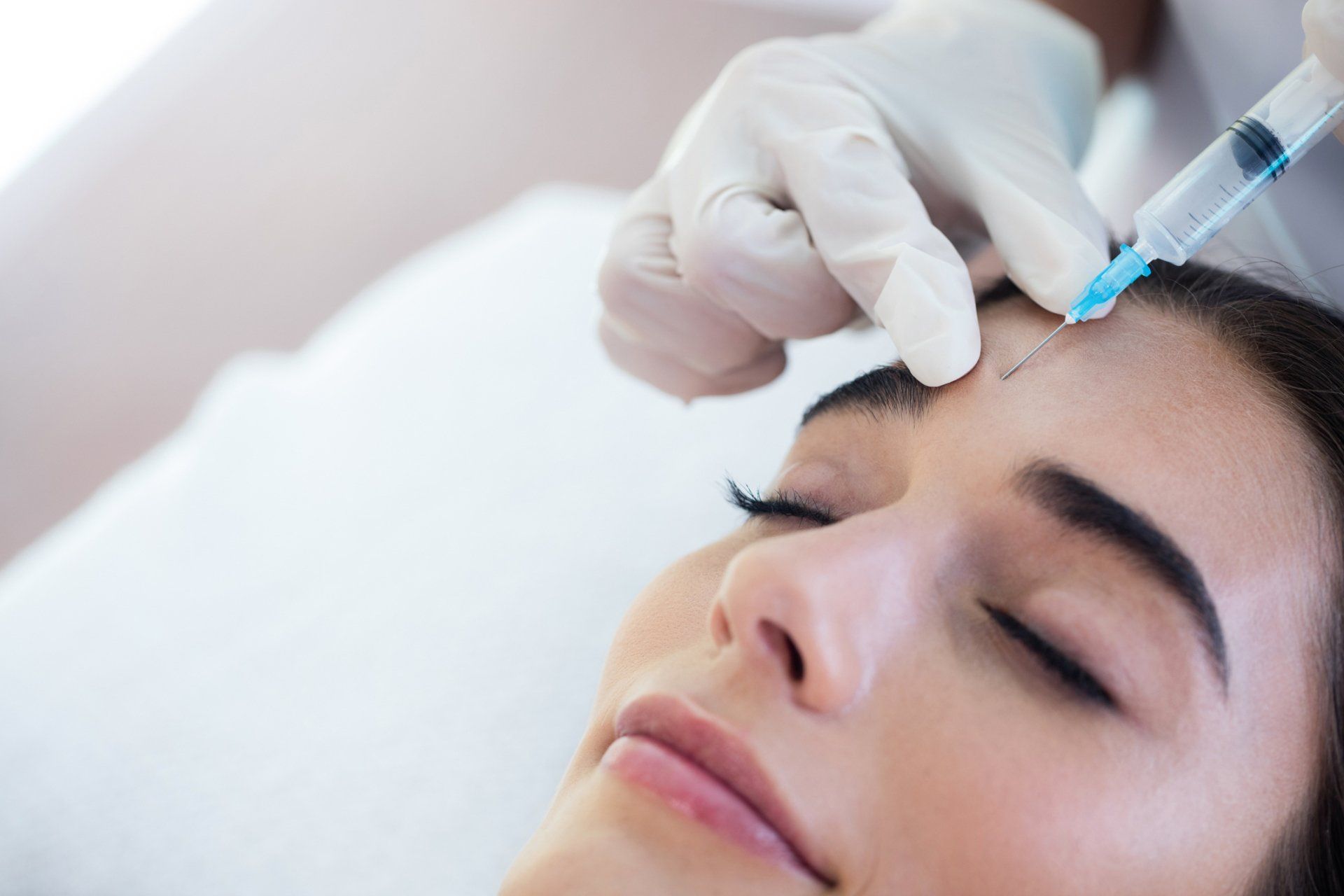 Botox Treatments — Brick, NJ — Dr.Park Ave A person getting Botox Near Bayville, NJ