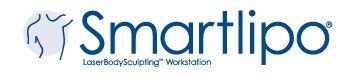 Smartlipo logo featuring a stylized body silhouette inside a blue circle, with the name Smartlipo in blue text.