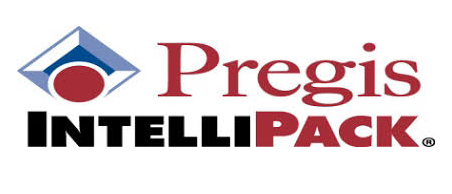 A logo for a company called pregis intellipack.