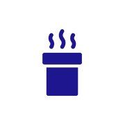 Wood burning stove icon
