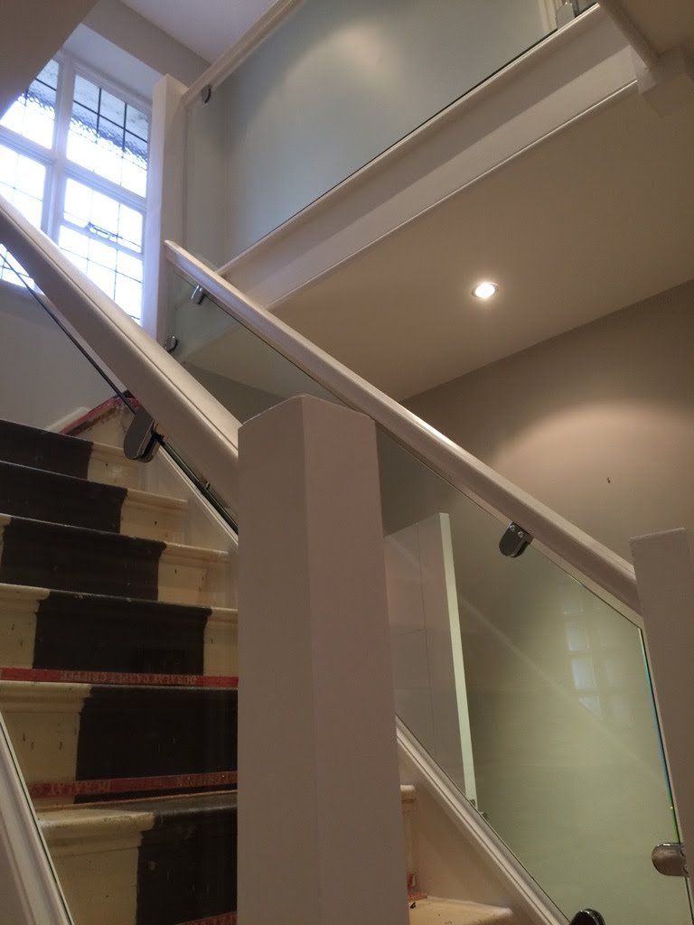 Customised glass balustrades