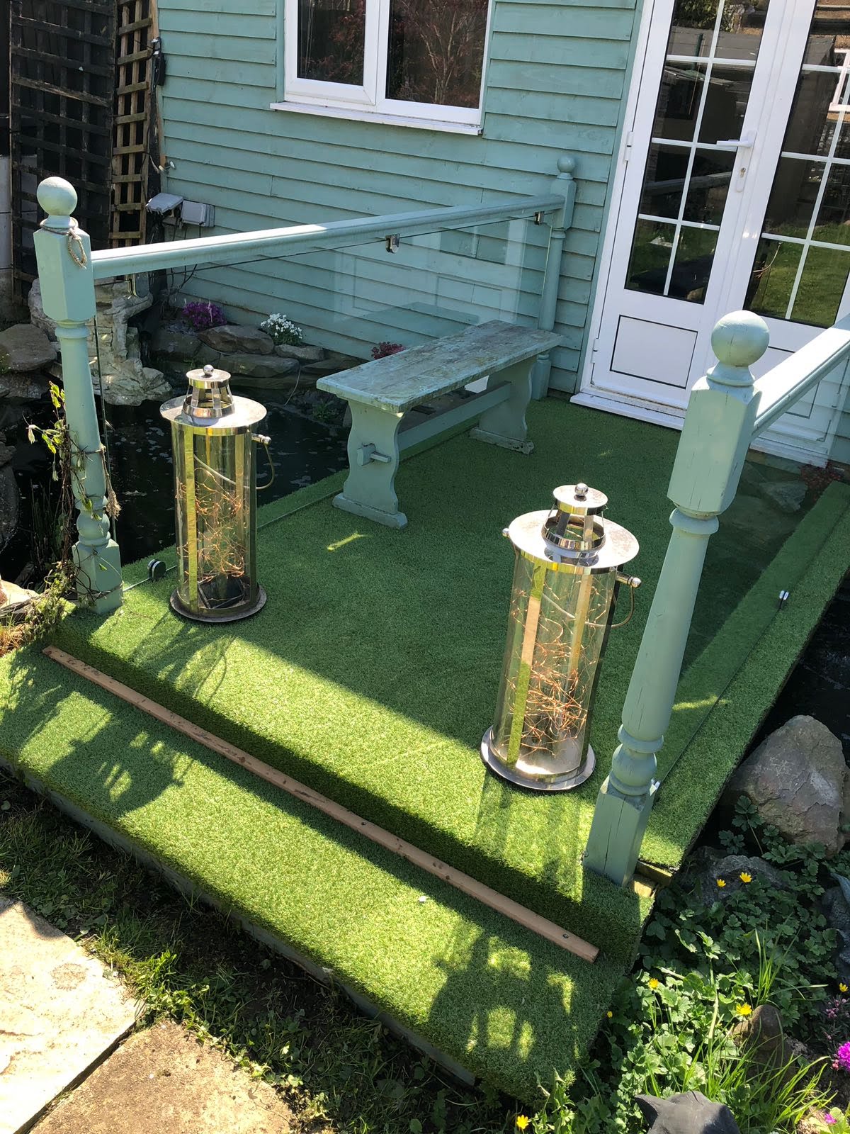 Customised glass balustrades
