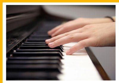 piano being played