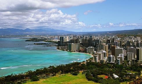 Beautiful view of Waimanalo beach