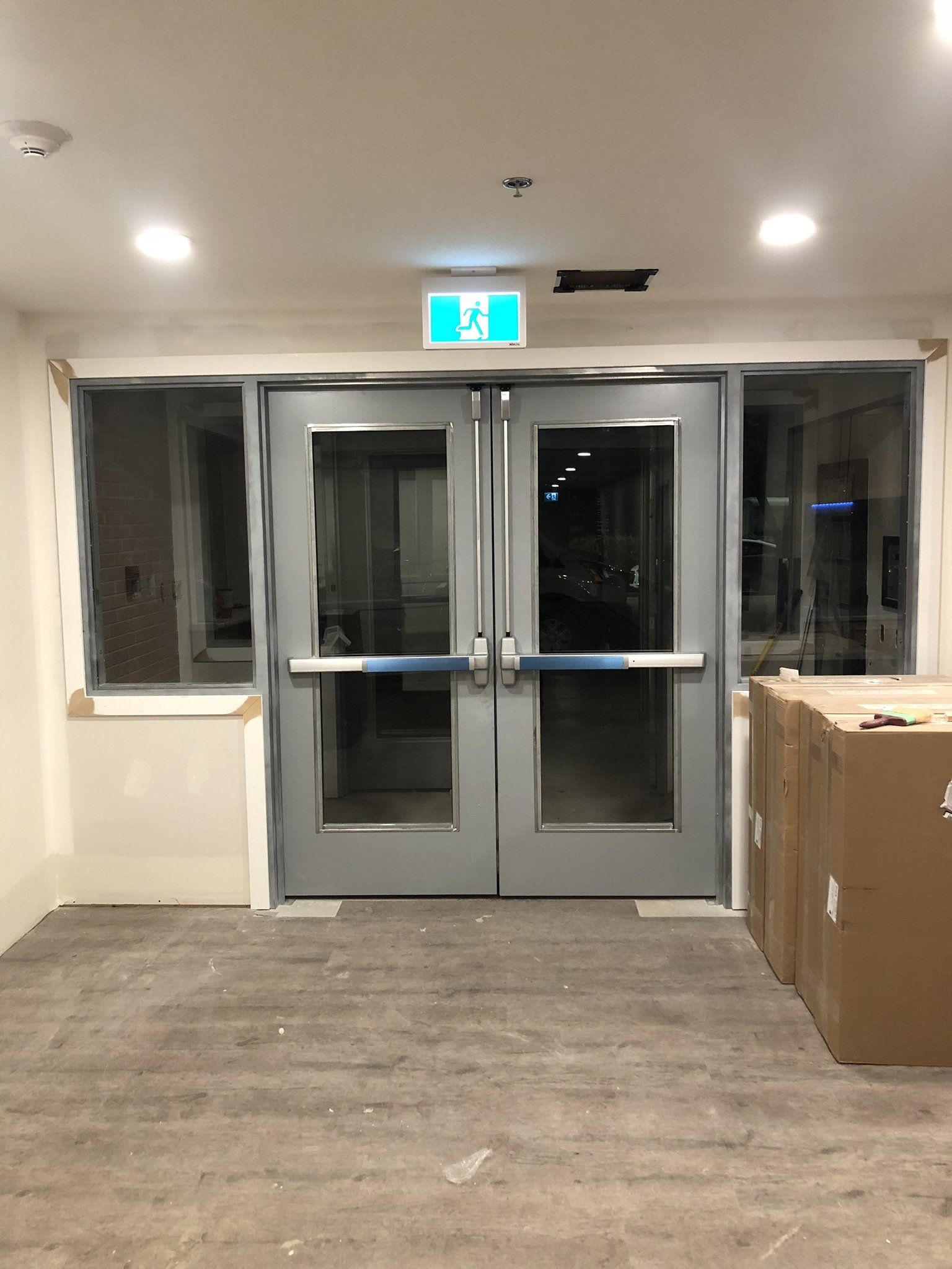 Photo of a heavy duty hollow metal door