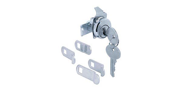 Photo of a mailbox lock