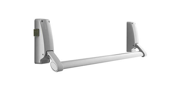 Photo of a push to open door handle