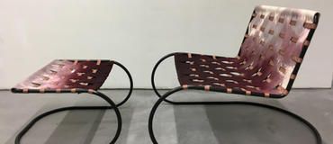 Stoel en kruk ontwerp van studente